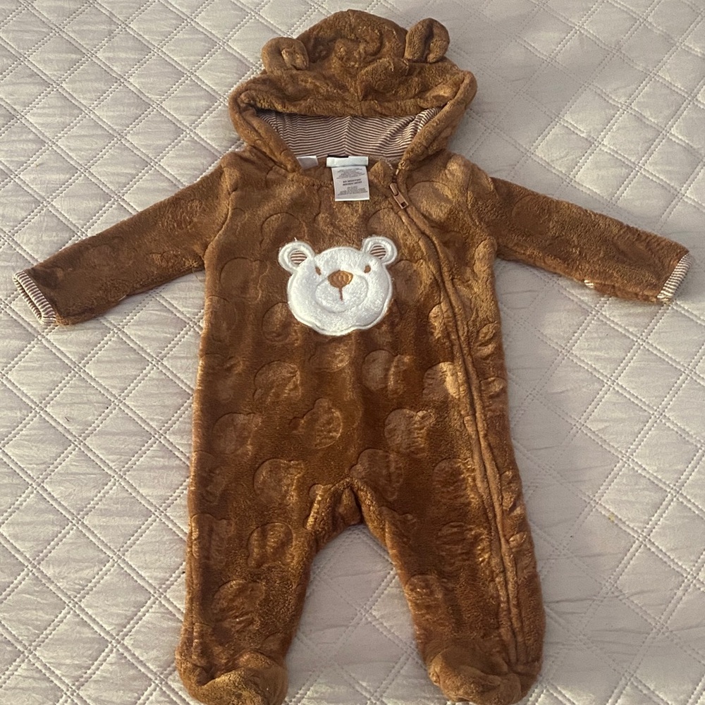 Nick mark Cozy Bear Hooded Kids Footie